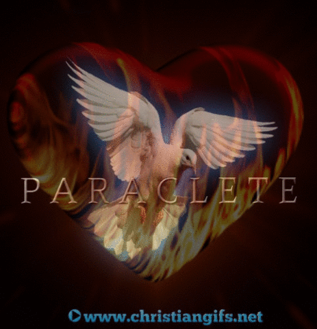 Paraclete With Fire Heart Animation