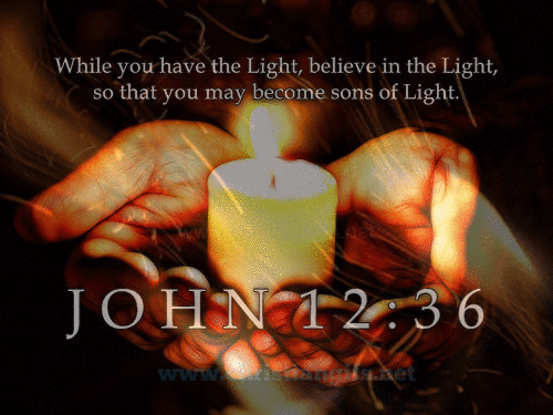 John 12 Verse 36