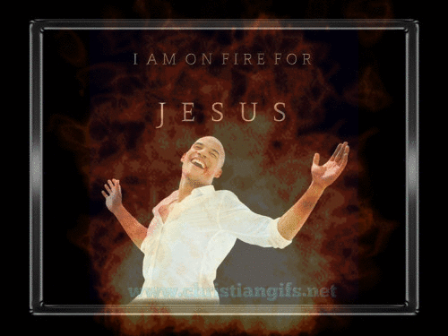 I Am Fire for Jesus Flames Animation
