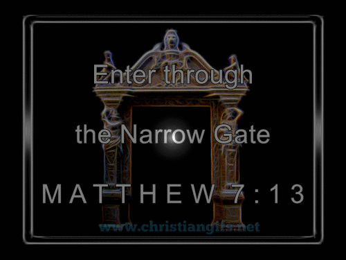Matthew 7 Verse 13 Flash Animation