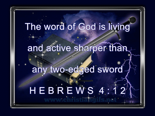 Hebrews 4 Verse 12 Stars Animation