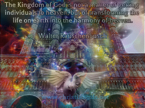 Kingdom of God Quote Walter Rauschenbusch