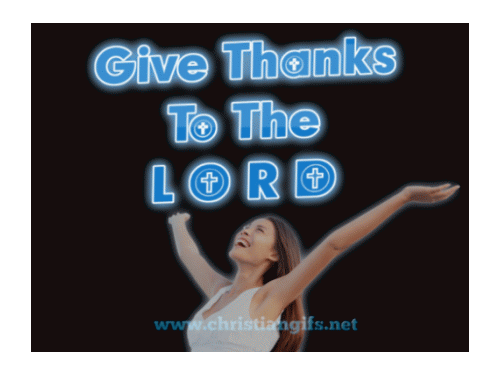 Rotating Give Thanks To The Lord
