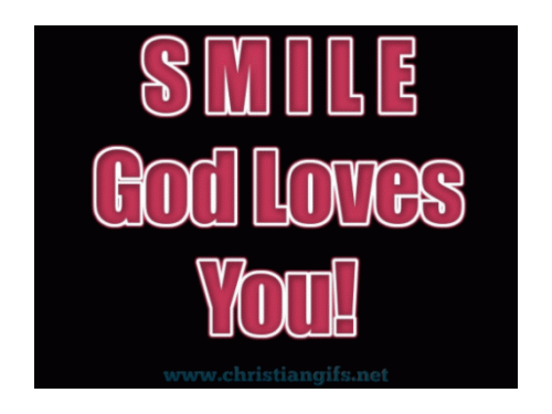 Rotating Smile God Loves You