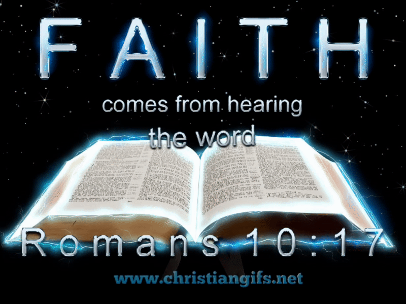 Faith Romans 10 Verse 17