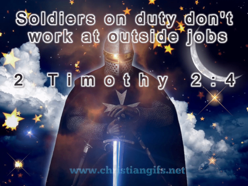 Soldiers 2 Timothy 2 Verse 4
