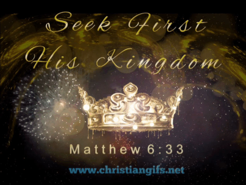 First His Kingdom Matthew 6 Verse 33