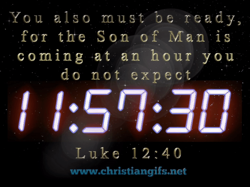 Be Ready Luke 12 Verse 40