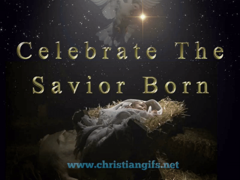 Celebrate The Savior Born Gold