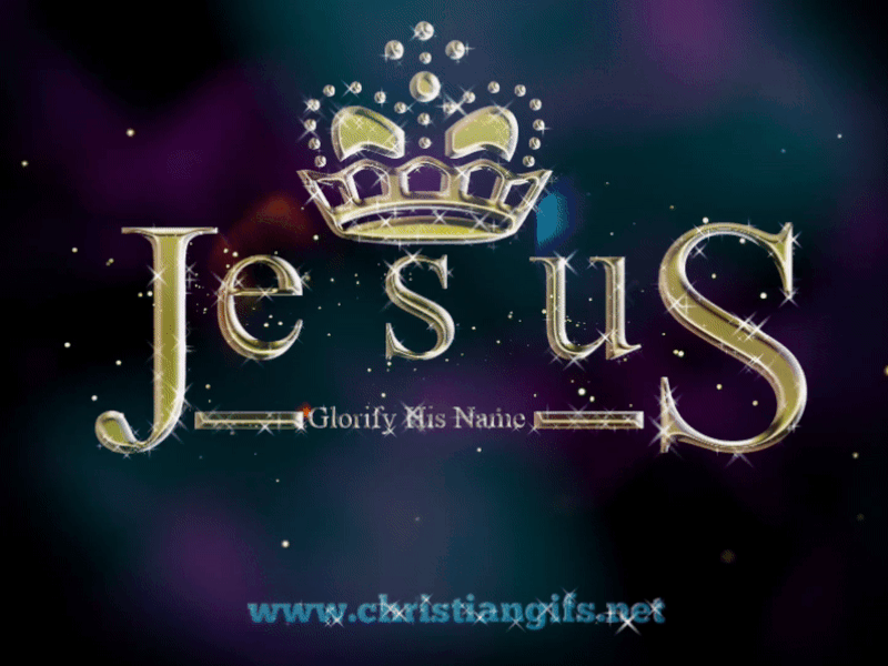 Gold Crown Jesus Glorify His Name
