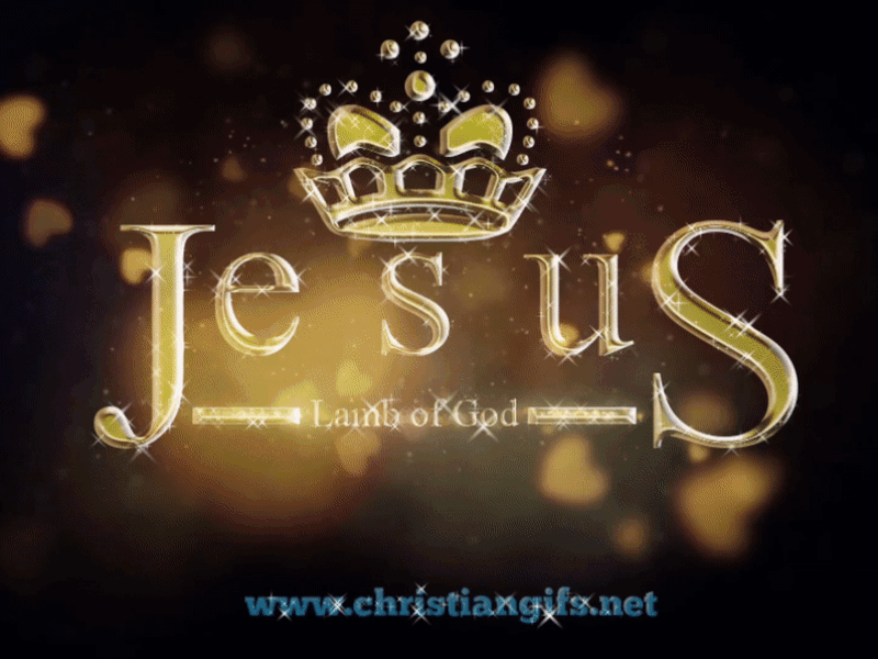 Gold Crown Jesus Lamb Of God