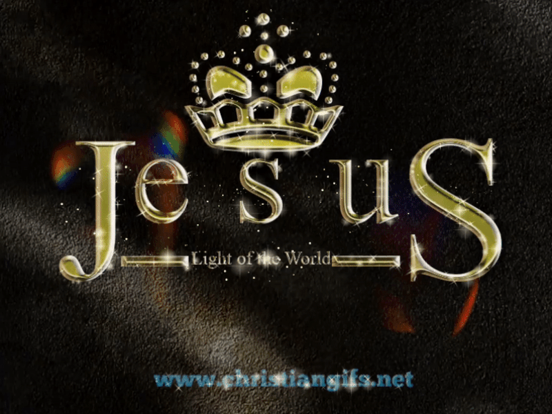 Gold Crown Jesus Light Of The World
