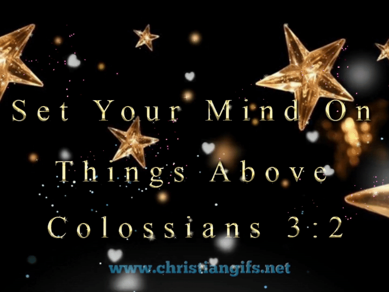 Set Your Mind Colossians 3 Verse 2