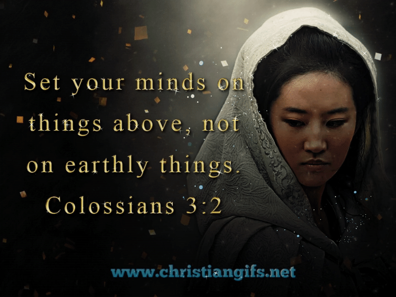 On Things Above Colossians 3 Verse 2