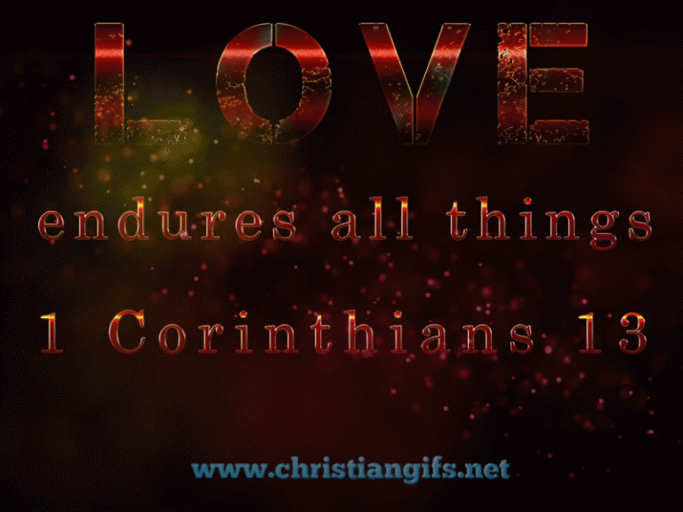 1 corinthians 13 love endures all things