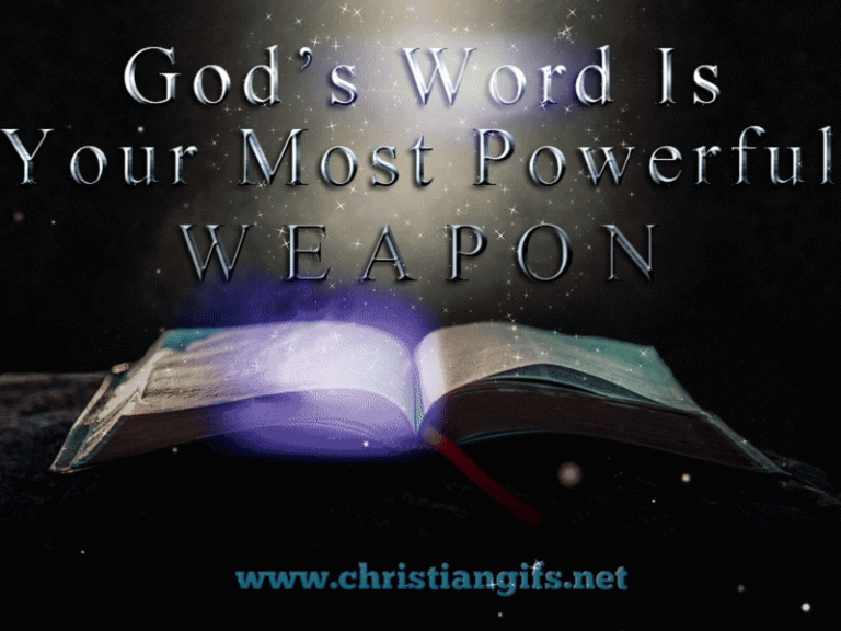 Your Most Powerful Weapon - Christian Gifs