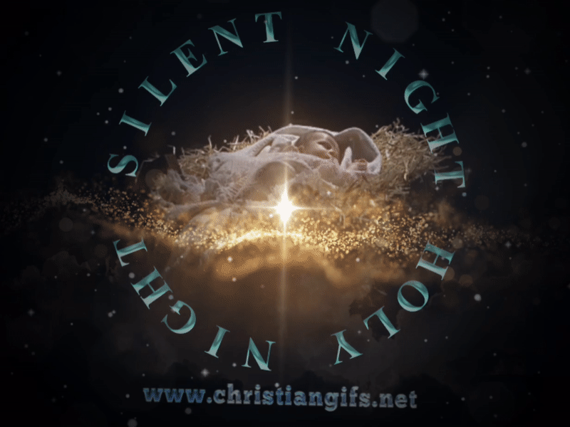 Circular Silent Night Holy Night
