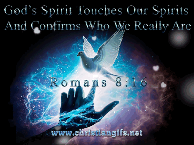 Gods Spirit Touches Romans 8 Verse 16