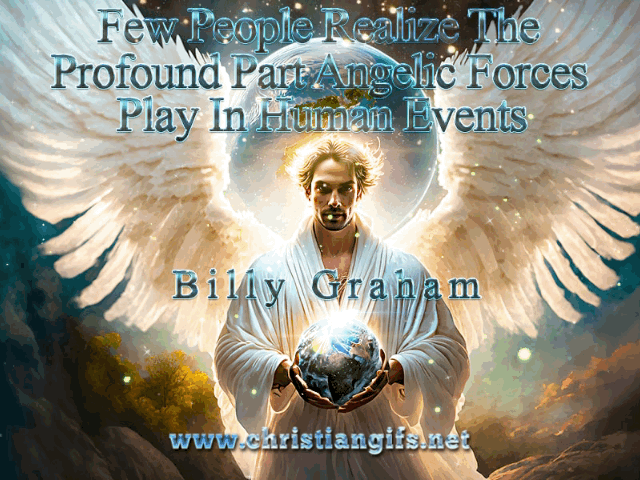 Angelic Forces Quote by Billy Graham