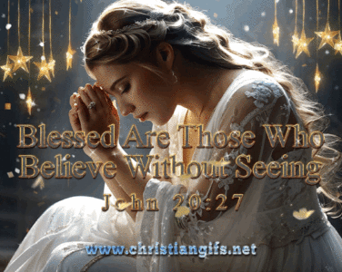 Believe Without Seeing John 20 Verse 27