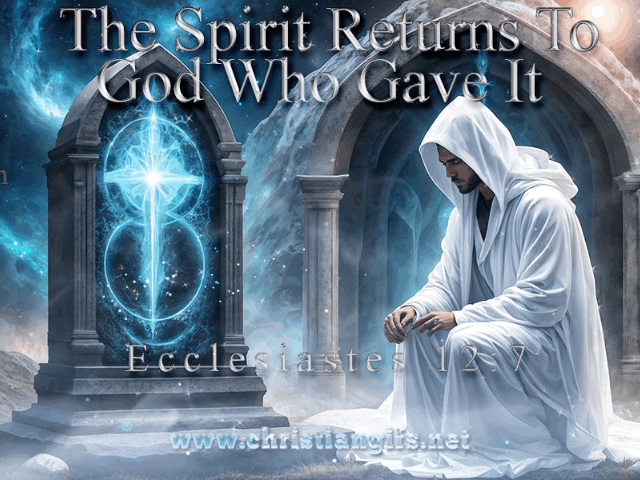 The Spirit Returns Ecclesiastes 12 Verse 7