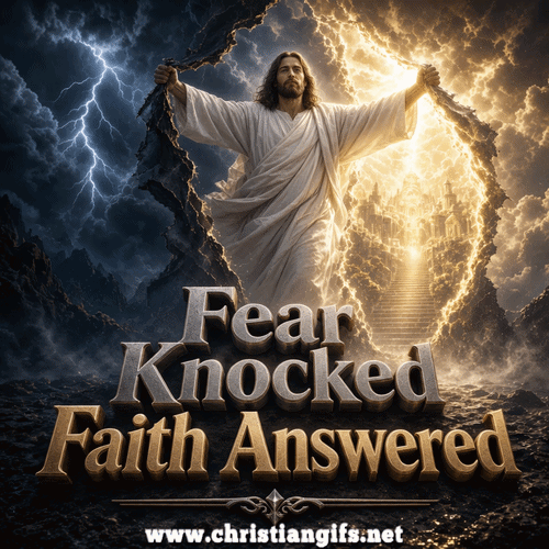 Fear Knocked Faith Answered